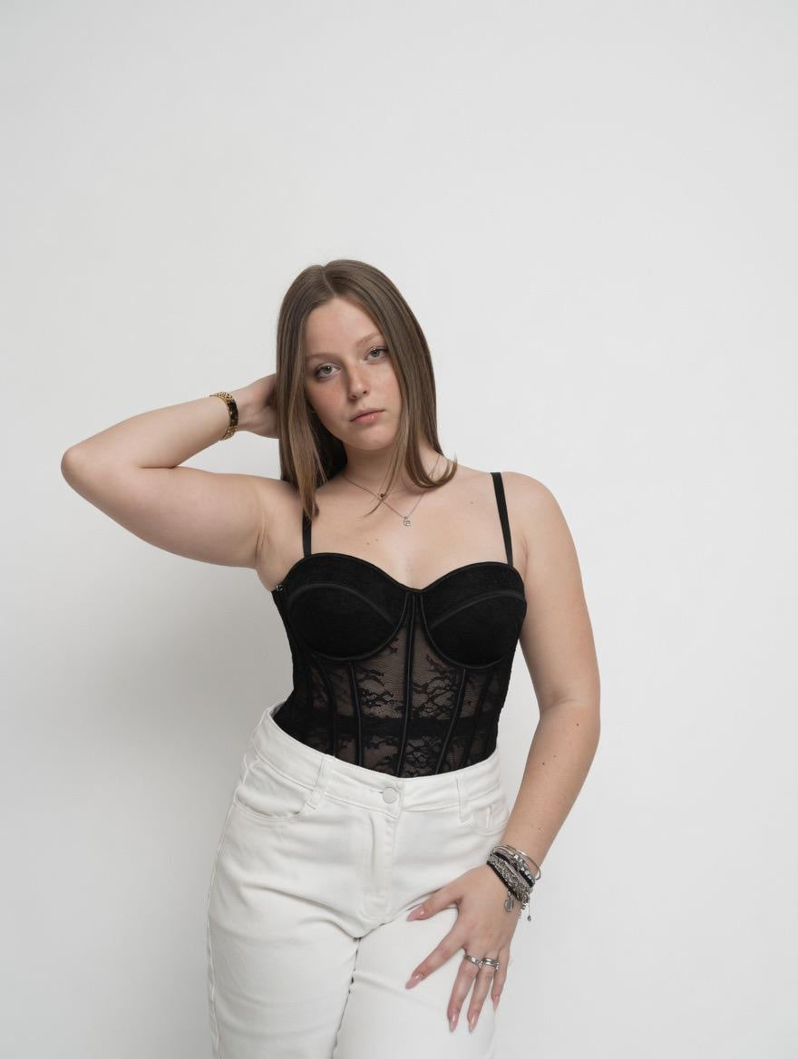 CORSET DIVA IN PIZZO