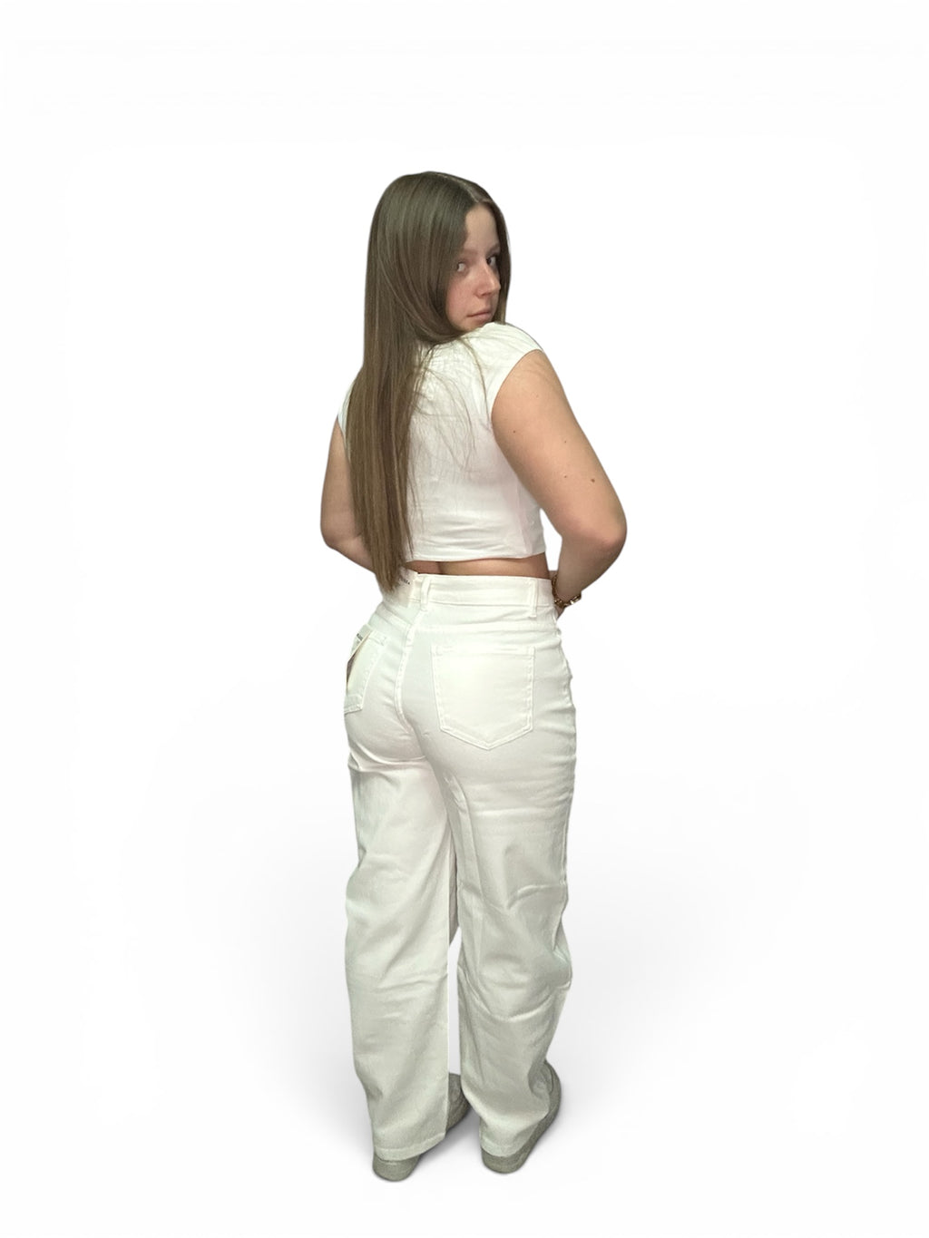 JEANS WHITE