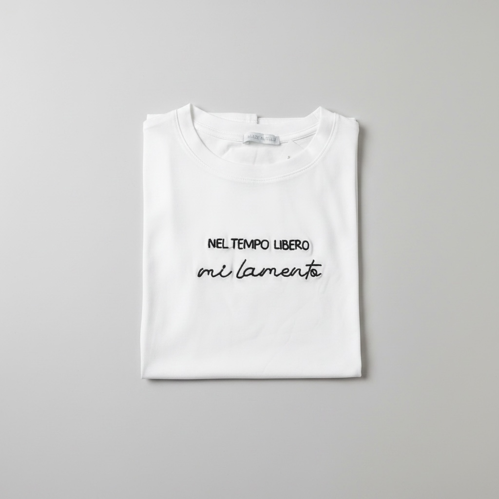 T-SHIRT 'NEL TEMPO LIBERO MI LAMENTO'