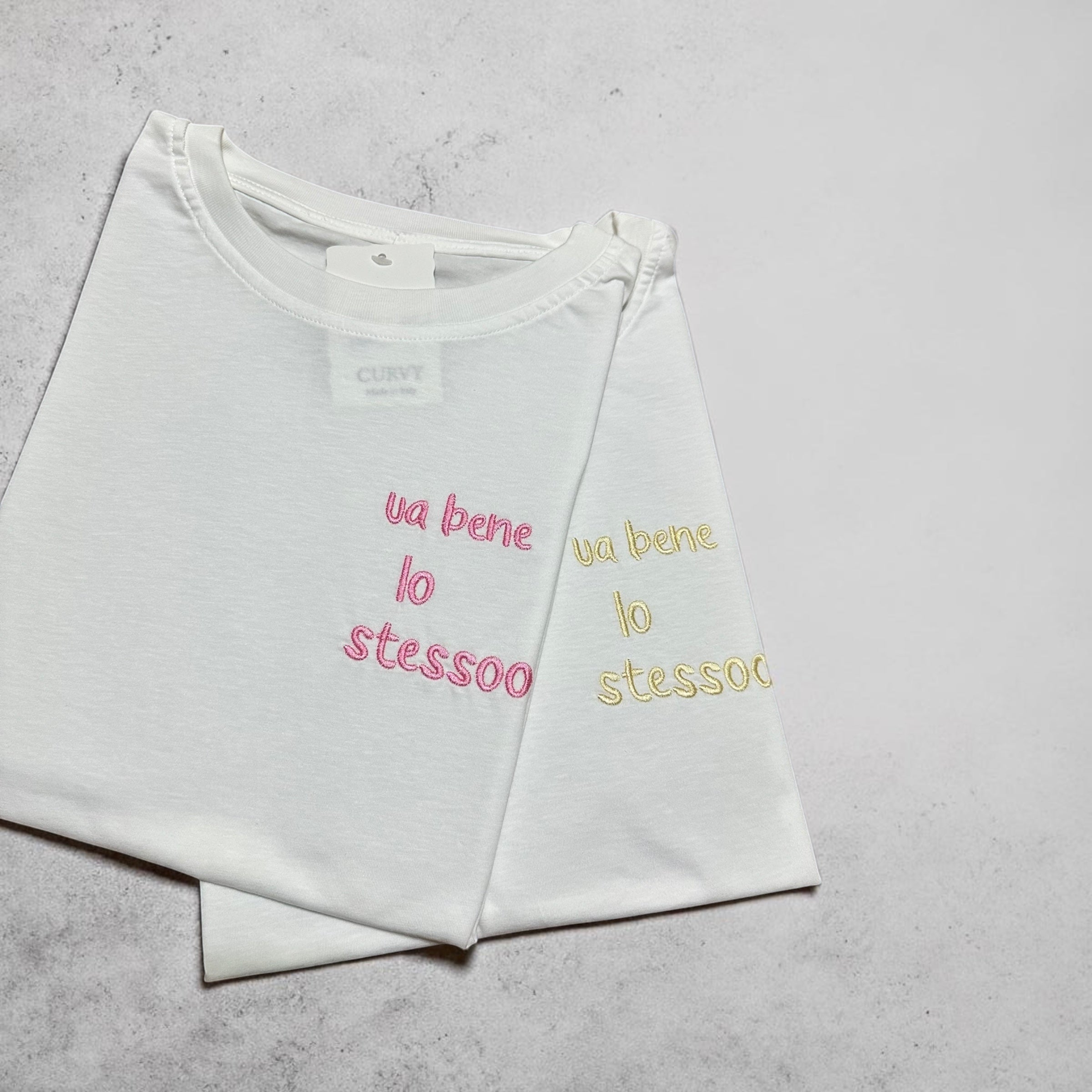 T-SHIRT 'VA BENE LO STESSOO'